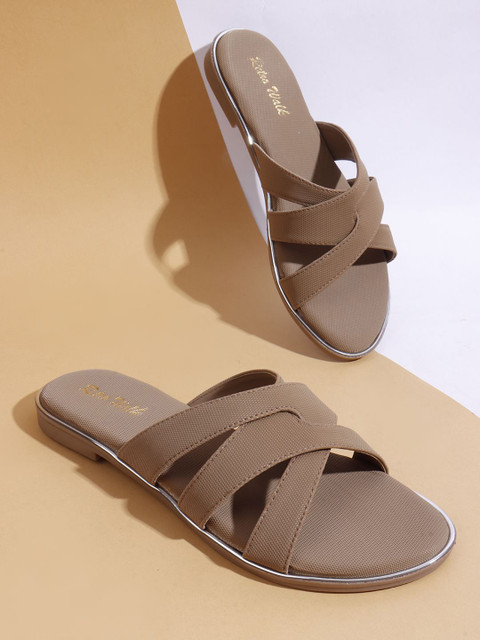 Retro Walk Women Open Toe Flats