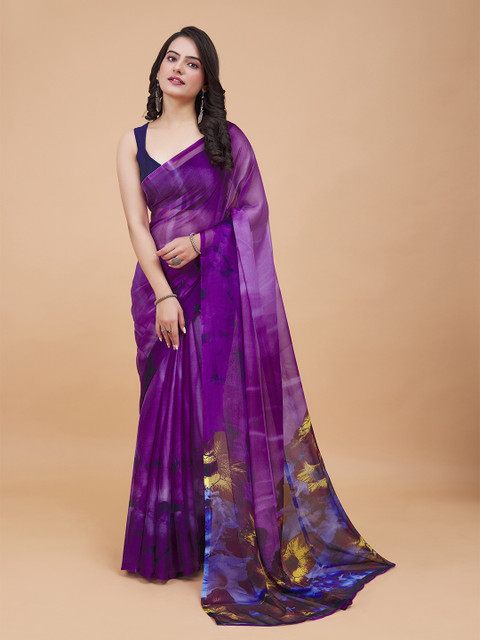 Garden Vareli Floral Printed Saree