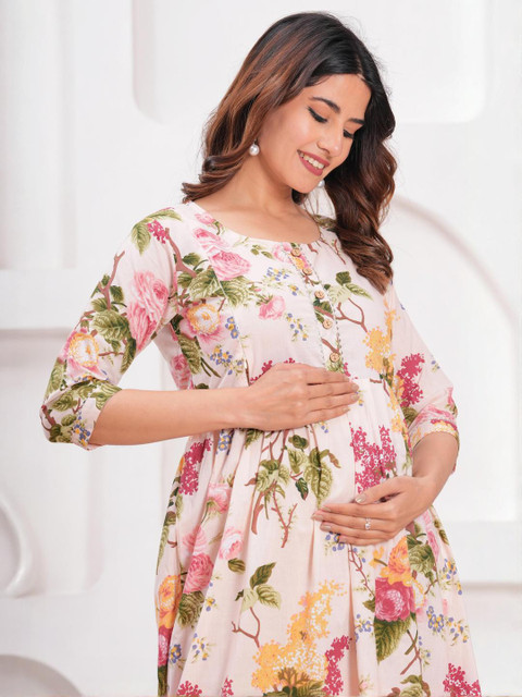 FASHION CLOUD Women Cream Kurtis - Image 7