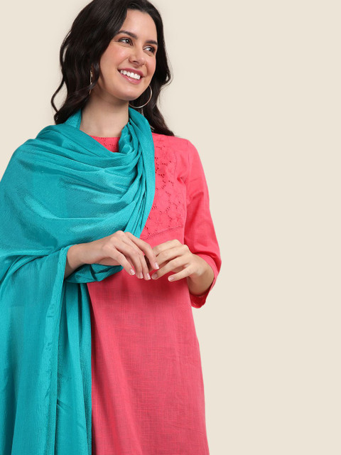 TWIN BIRDS Shimmer Light Weight Dupatta