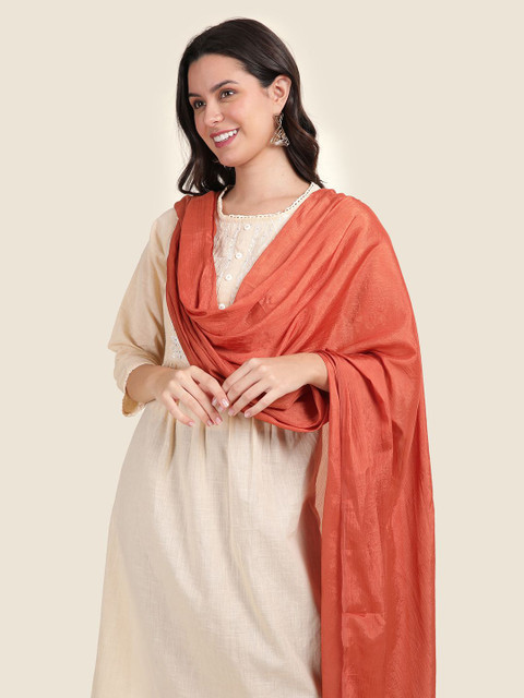 TWIN BIRDS Shimmer Light Weight Dupatta