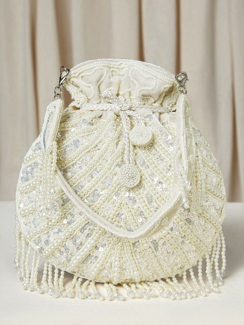 Peora Embellished Potli Clutch