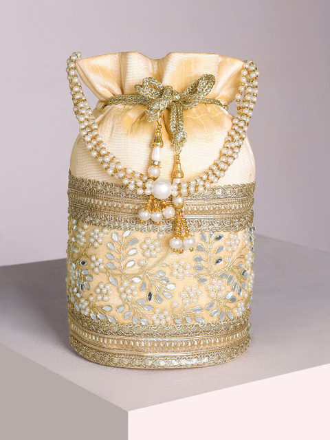 Peora Embellished Potli Clutch