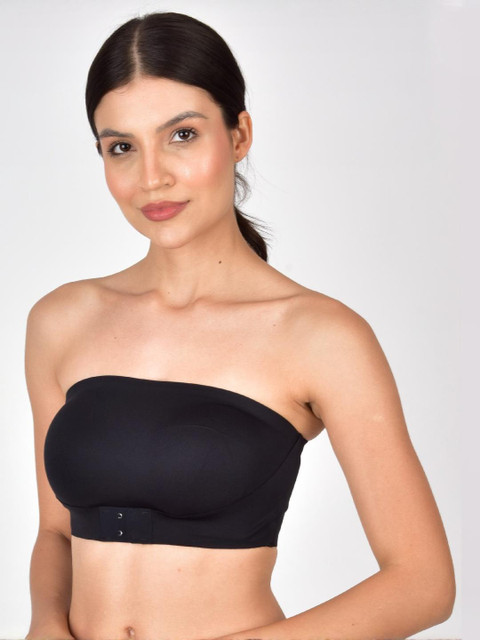 Tomkot Strapless Front-Closure Bandeau Bra Non Padded tube Bra for Women - Image 7