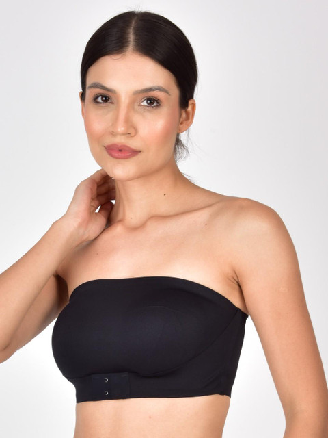 Tomkot Strapless Front-Closure Bandeau Bra Non Padded tube Bra for Women - Image 6