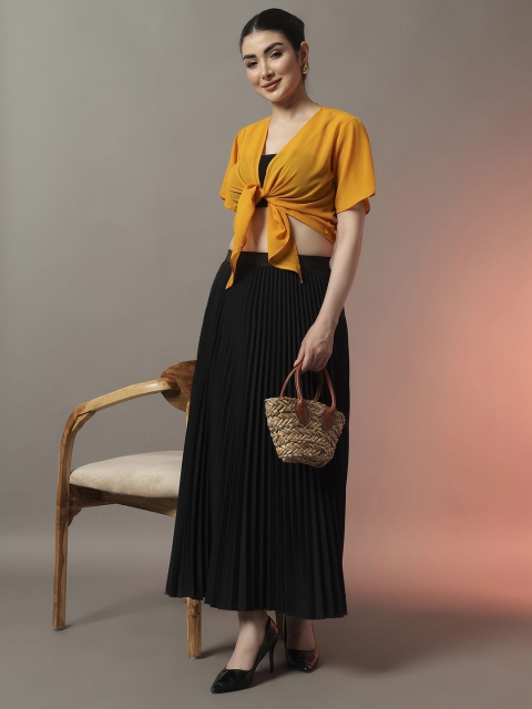 Trend Arrest Cropped Front Tie-Up Shrug - Image 5