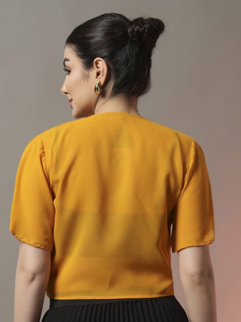 Trend Arrest Cropped Front Tie-Up Shrug - Image 4