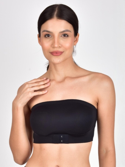Tomkot Strapless Front-Closure Bandeau Bra Non Padded tube Bra for Women - Image 3