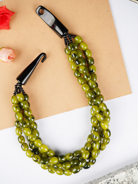 Bamboo Tree Jewels Necklace