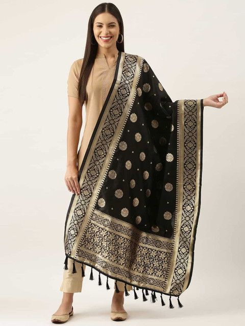 KALINI Woven Design Dupatta with Zari