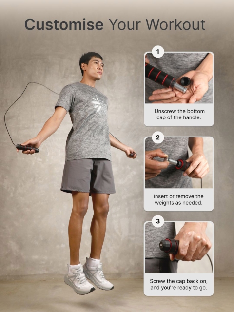 CULT Skipping Rope With Adjustable Weights - Image 4