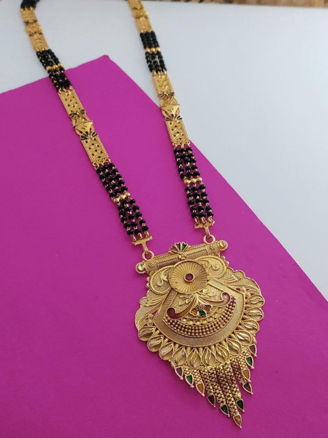 niva fashion Gold-Plated Mangalsutra