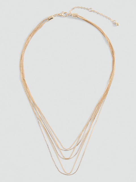 MANGO Women Layered Necklace