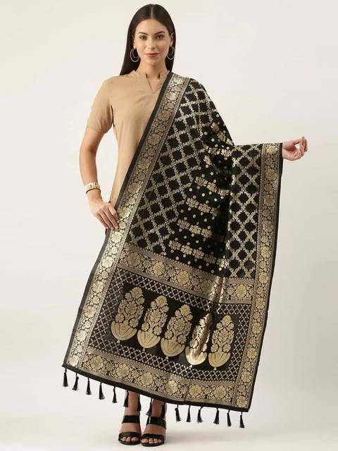 KALINI Woven Design Dupatta with Zari