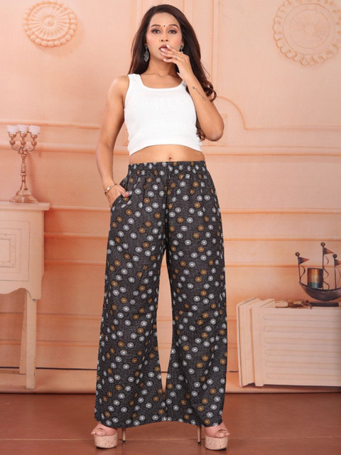 PickALook Women Geometric Printed Palazzos