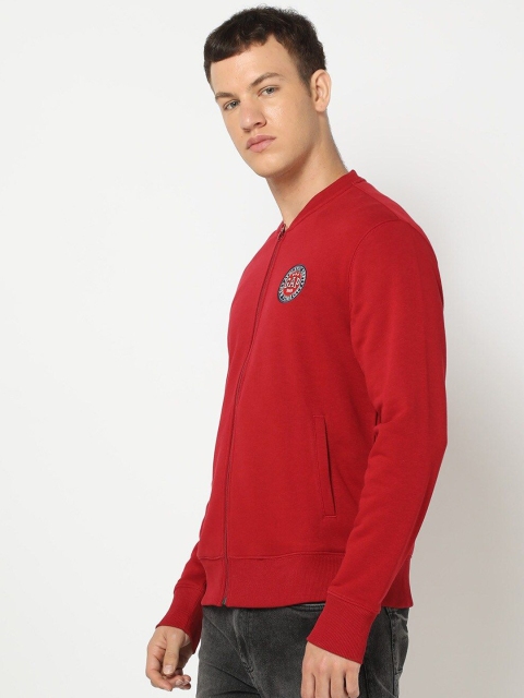 GAP Men Logo Embroidered Stand Collar Front-Open Sweatshirt - Image 3