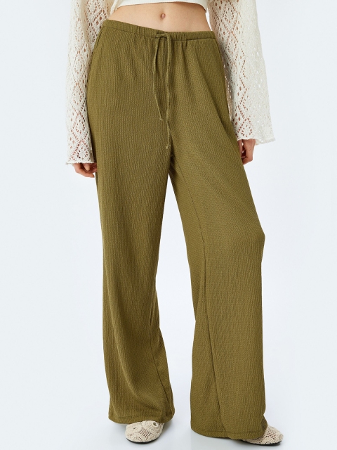 Koton Women High-Rise Trousers