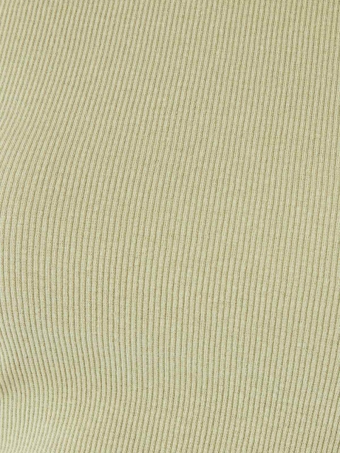 Koton Women Solid Round Neck Cotton Slim Fit T-shirt - Image 6