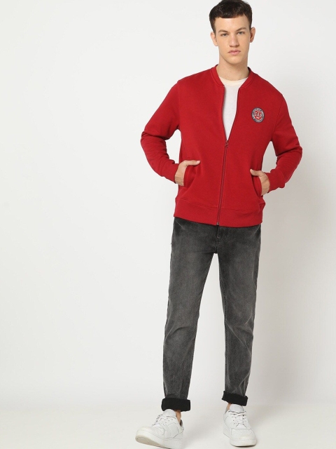 GAP Men Logo Embroidered Stand Collar Front-Open Sweatshirt - Image 5