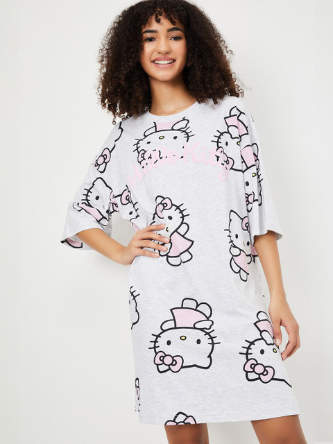 max Women Graphic Printed T-shirt Nightdress