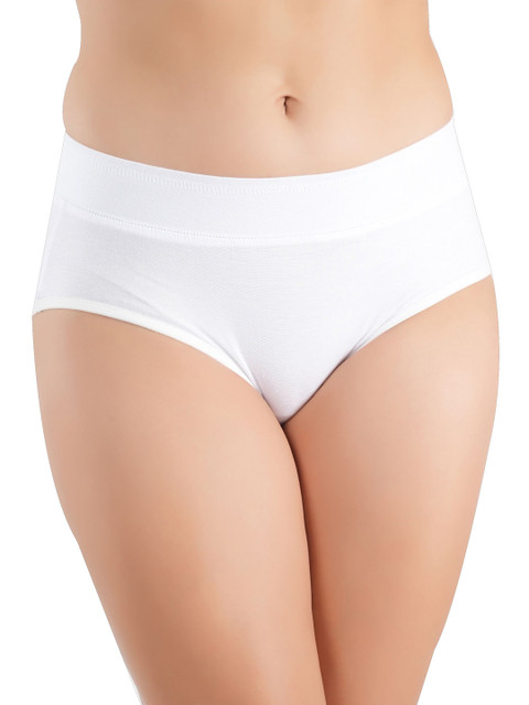 SHAPYFIT Full Coverage High Rise Hipster Brief HR1_P1-XL-WHT