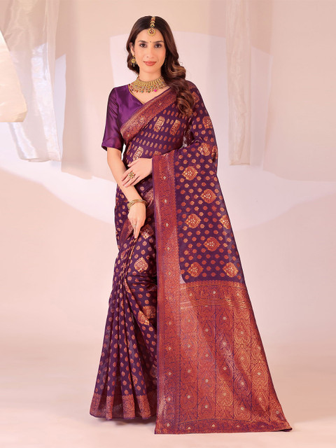 Florence Woven Design Zari Banarasi Saree