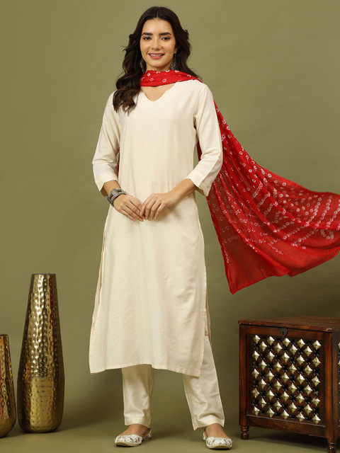 Sangria Bandhani Printed Pure Silk Dupatta