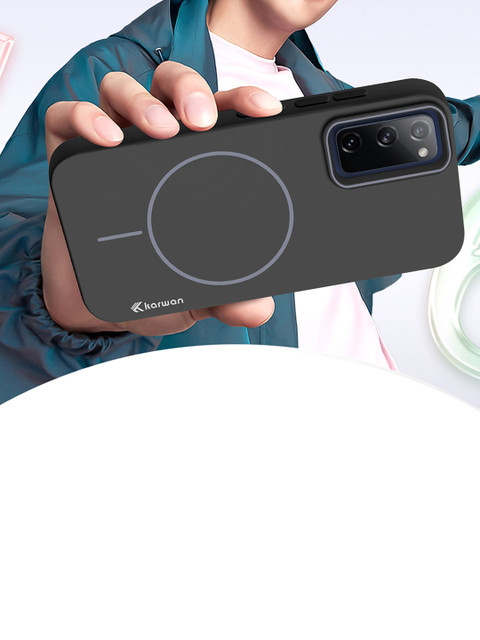 Karwan Solid Printed Samsung Galaxy S20 FE Back Case Mobile Accessories - Image 3