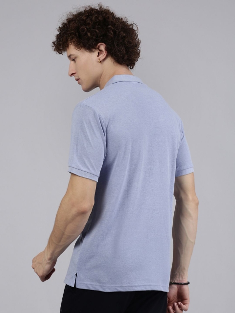Lux Cozi Men Solid Polo Collar Cotton T-shirt - Image 4