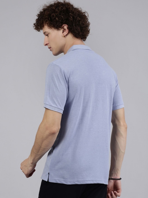 Lux Cozi Men Solid Polo Collar Cotton T-shirt - Image 4