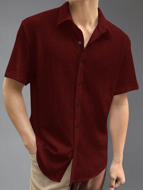 Metronaut Spread Collar Regular Fit Shirt