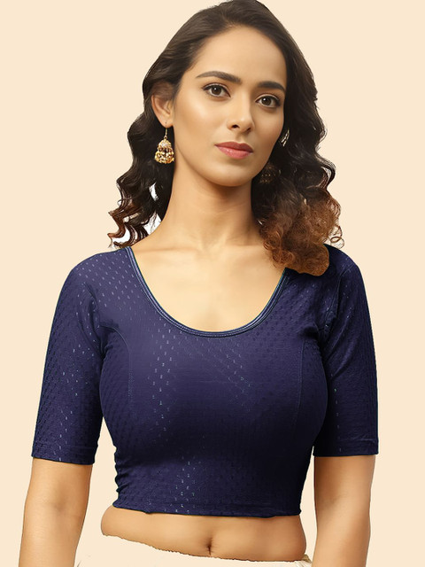 SHREEJI DESIGNER Woven Design Saree Blouse