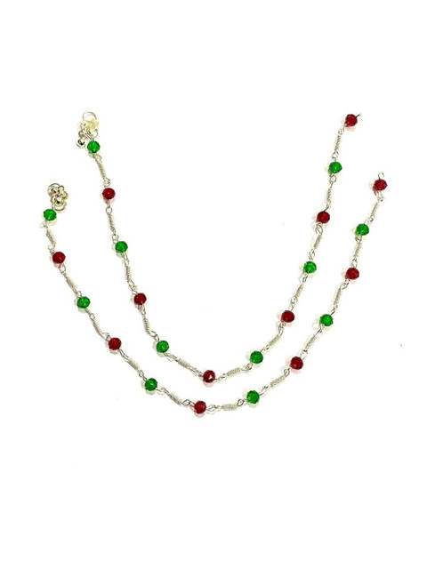 NIKYANKA Silver-Tone Anklet