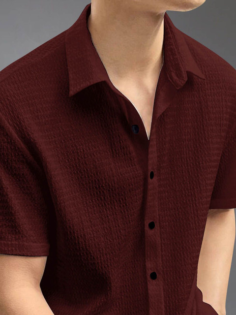 Metronaut Spread Collar Regular Fit Shirt - Image 2