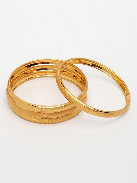 Anouk Set Of 4 Gold-Plated Traditional Bangles