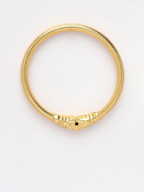 Anouk Women Set of 2 Gold-Plated Handcrafted Traditional Bangles - Image 4