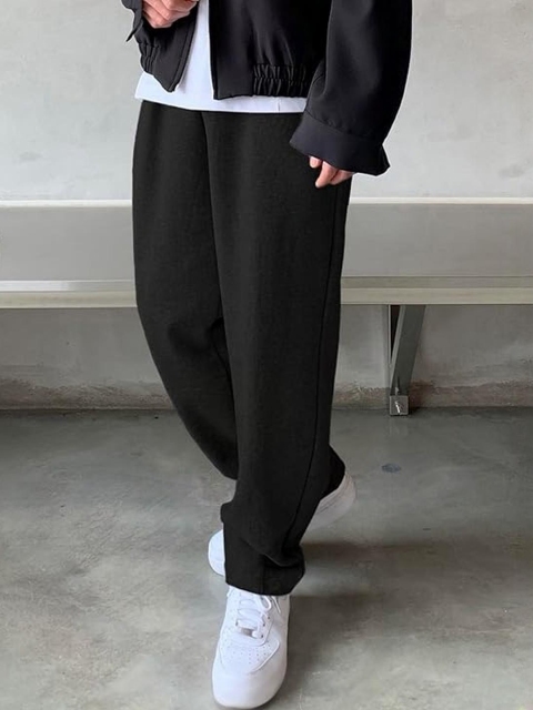 Imsa Moda Men Black Track Pants