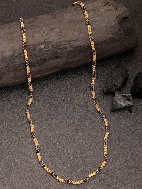 Anouk Gold-Plated Artificial Beads Beaded Chain