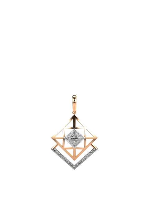 VALANOVA 14K Rose Gold 0.26 Ct Lab Grown Diamond Pendant