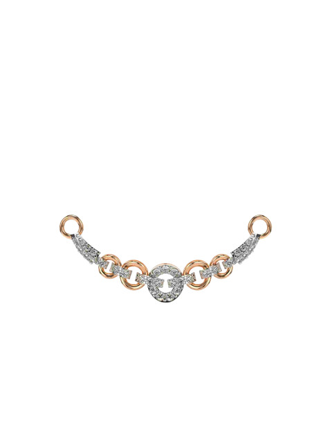 VALANOVA Women Hallmarked 18K Lab Grown Rose Gold Pendant