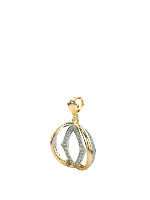 VALANOVA Women 14K Yellow Gold & Certified Lab Grown Pendant - Image 2