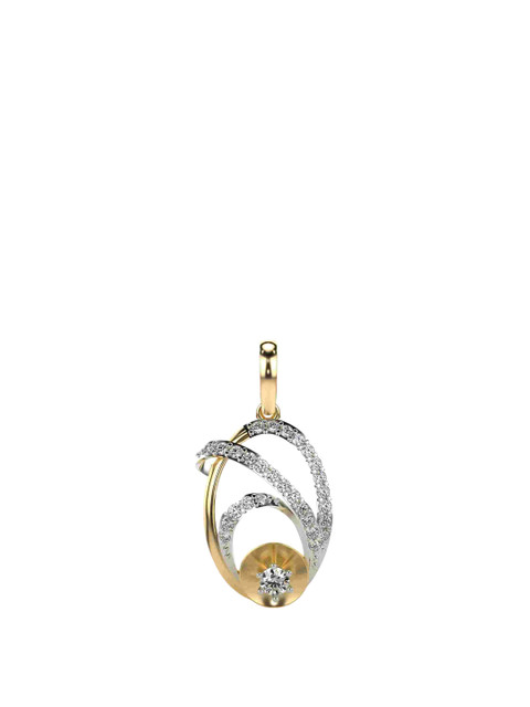 VALANOVA 18K Yellow Gold 0.29 Ct Lab Grown Diamond Pendant