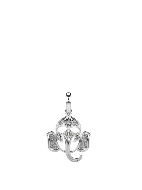 VALANOVA 14K White Gold & Certified Lab Grown Diamond Pendant