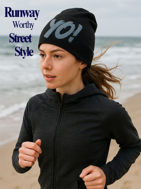 iSWEVEN Unisex Printed Beanie - Image 3