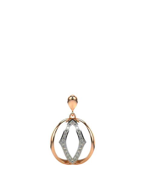 VALANOVA Women 14K Rose Gold & Lab Grown Diamond Pendant
