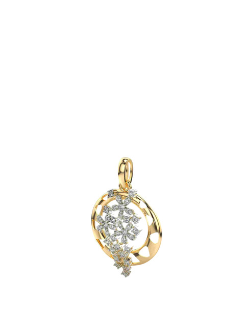 VALANOVA Women 18 Kt Gold Lab Grown Diamond Pendant - Image 2