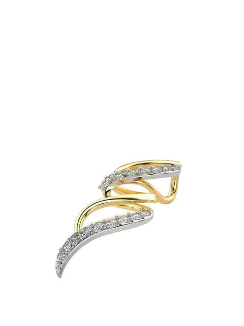 VALANOVA Women 14 Kt Gold Certified Lab Grown Diamond Pendant - Image 3