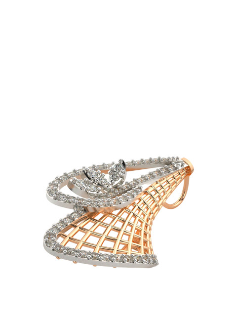 VALANOVA Women 14K Rose Gold & Certified Lab Grown Pendant - Image 3