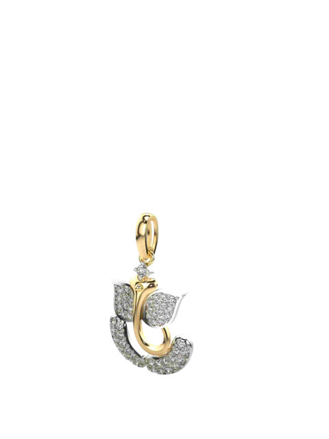 VALANOVA 14K Yellow Gold 0.41 Ct Lab Grown Diamond Pendant - Image 2