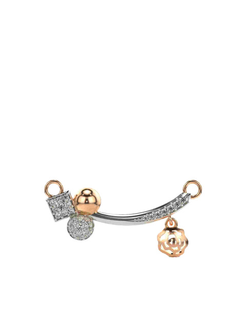 VALANOVA Women 18 Kt Rose Gold Lab Grown Pendant